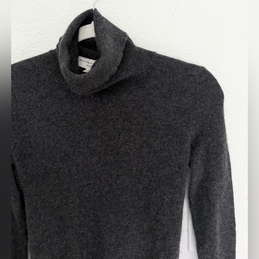 White Warren Essential Cashmere Basic Turtle Neck… - image 3